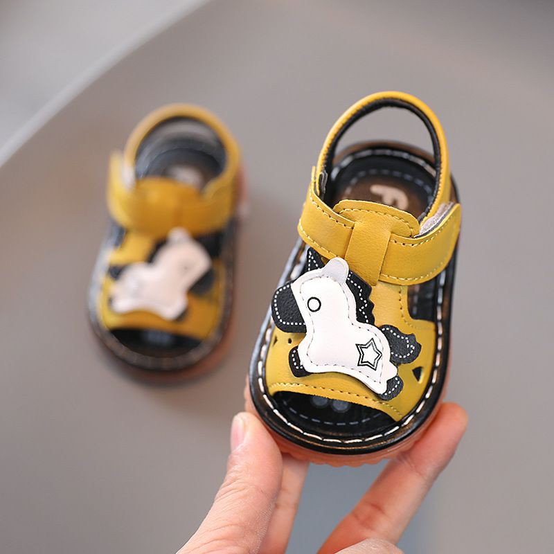 FREESHIP 50K GIÀY SANDAL TẬP ĐI CÓ KÈN CHO BÉ TRAI VÀ GÁI