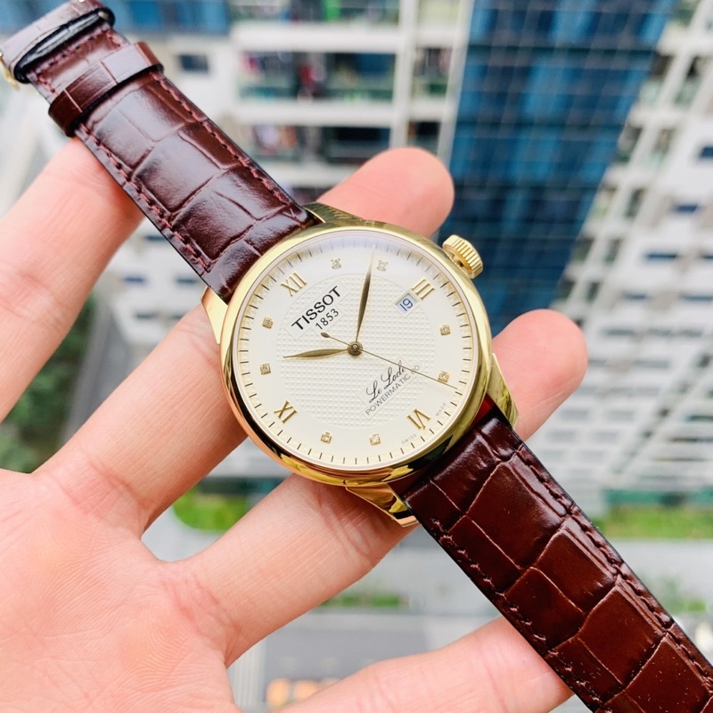 Đồng hồ nam chính hãng Tissot Le Locle Diamond T006.407.36.266.00 - Máy cơ tự động - Kính Sapphire