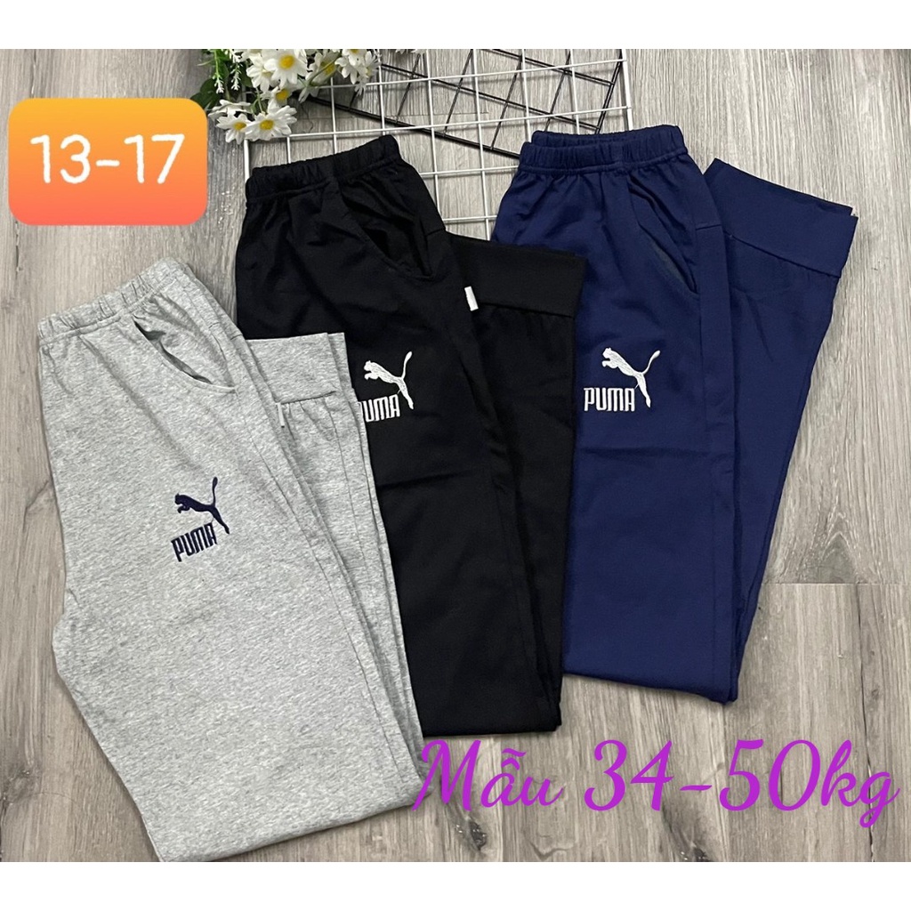 Quần dài bé trai cotton size Đại 20-58kg