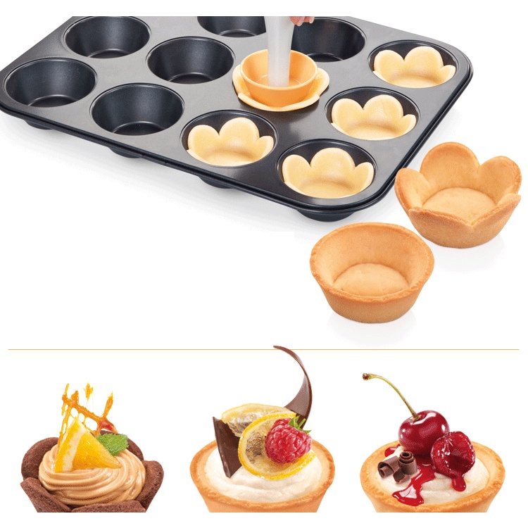 Khuôn Nhựa Cắt Bánh ANAEAT Thiết Kế Hình Hoa / Hình Tròn Xinh Xắn