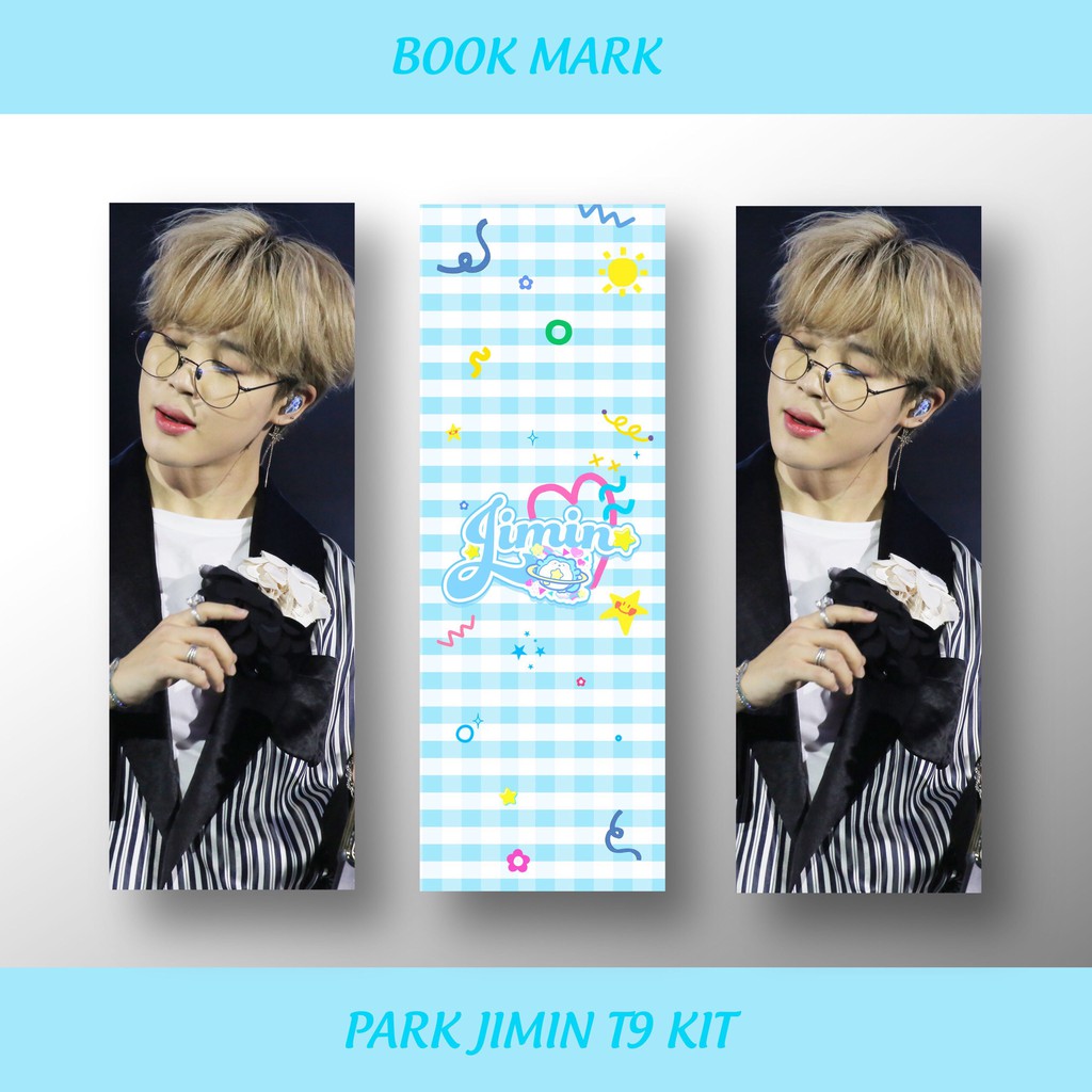 50 Bưu ảnh, Đánh dấu sách, set hình Jimin T9 Kit (Postcard, Bookmark, Photocard Jimin T9 Kit)