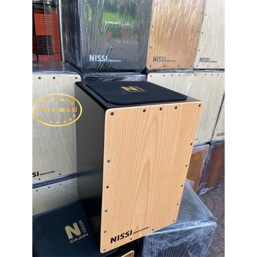 Trống Cajon Nissi 578 - Hàng chất lượng cho người mới tập chơi