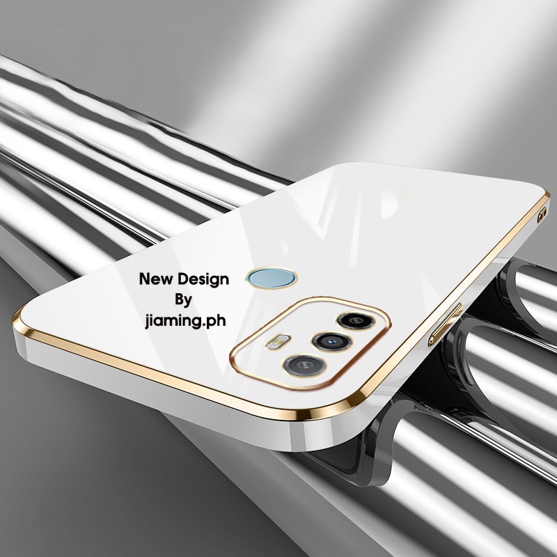 Ốp Điện Thoại Mềm Màu Kẹo Thiết Kế Sang Trọng Có Dây Đeo Cho OPPO A53 2020 A33 2021 2022