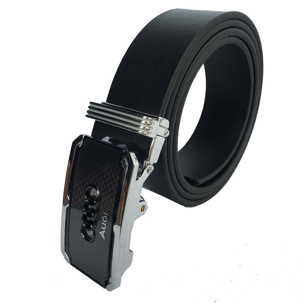 DâyNịt Nam/Thắt Lưng Nam Da Bò Đầu Khóa Logo Siêu Xe DLKTAUDI-02