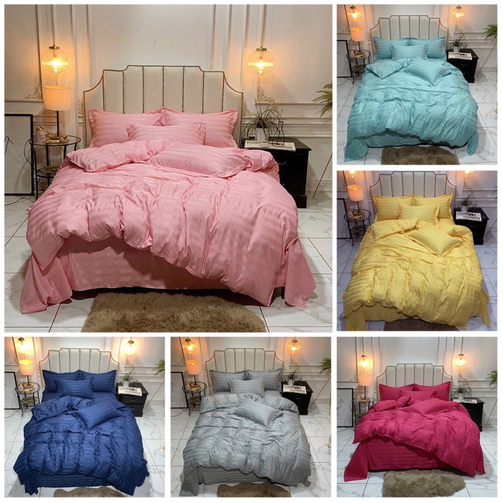 Bộ Chăn Ga Gối Cotton 3F Chuyên Dùng Cho Nhà Nghỉ, Khách Sạn và HomeStay ( Không kèm ruột ) | BigBuy360 - bigbuy360.vn