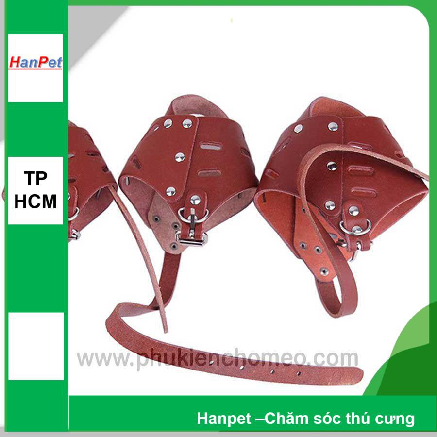 HCM-SP 588 - Rọ da (hanpet 4711738) số 1 (10x25x20x20-40cm) chó 3-6kg