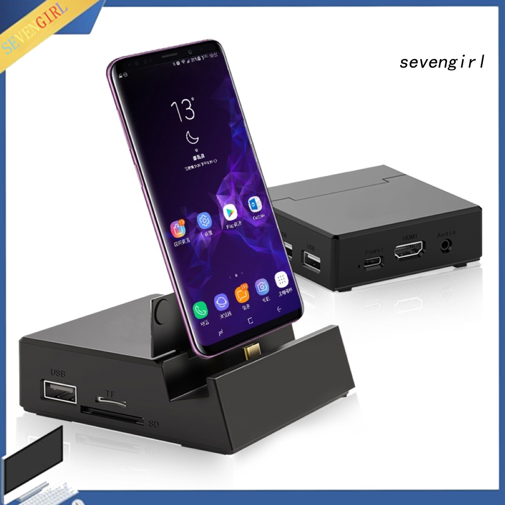 Bộ Chuyển Đổi 8 Trong 1 Usb-C Hub Type-C Sang Hdmi-Compatible Tf Usb 2.0 | BigBuy360 - bigbuy360.vn