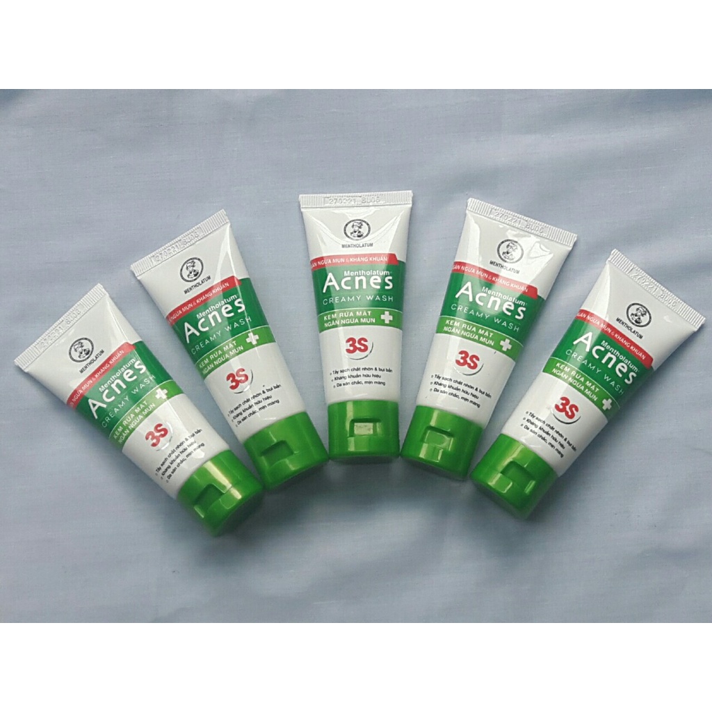 [25g/1tuýp] Kem sữa rửa mặt Acnes sáng da sạch sâu se khích lỗ chân lông