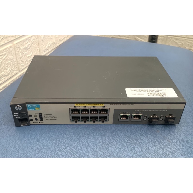 Bộ chia mạng Switch poe 8-Port 10/100 - HP 2520-8G-PoE J9137A