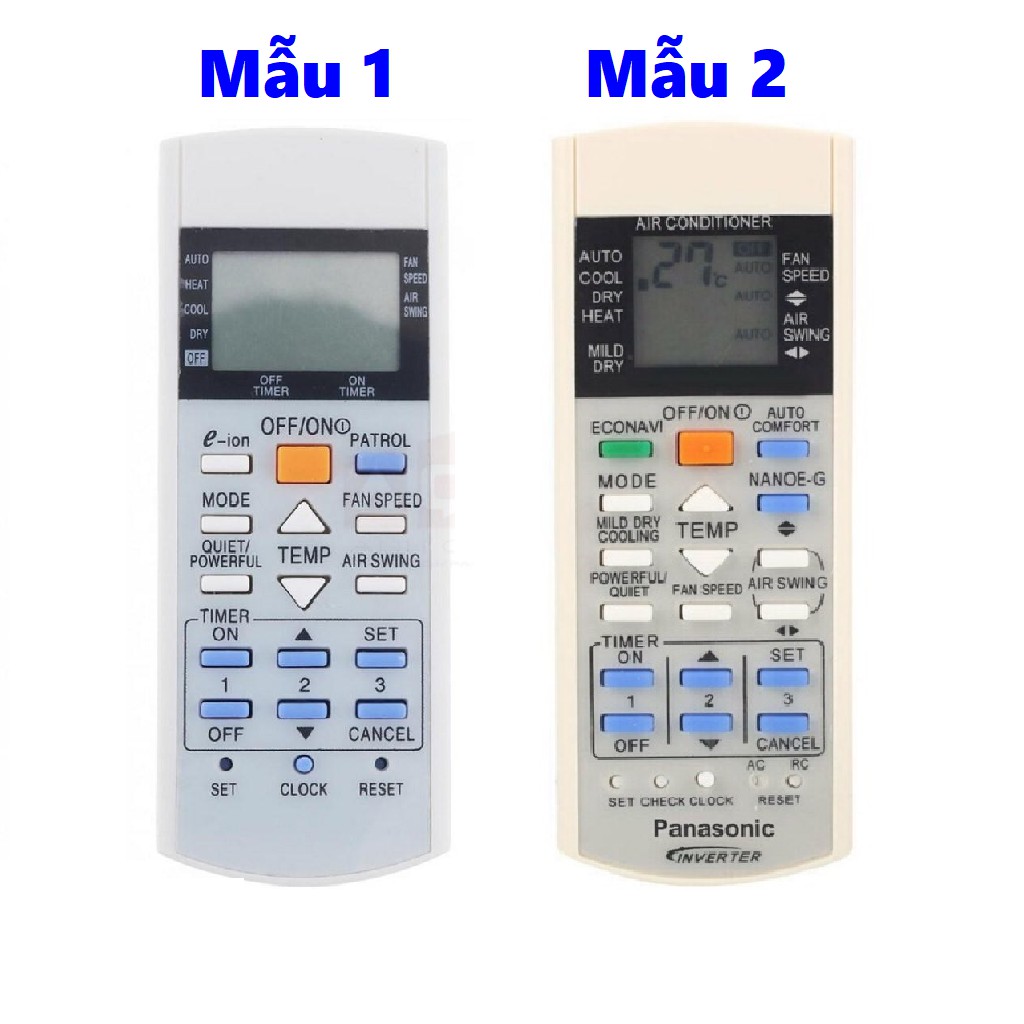 Remote máy lạnh Panasonic [TẶNG PIN] Điều khiển điều hòa Panasonic