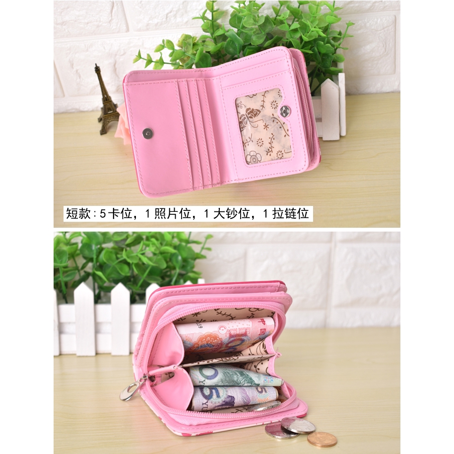 Ví Da Ngắn mini Đẹp Cao Cấp Kn3305 Cho Nam Nữ