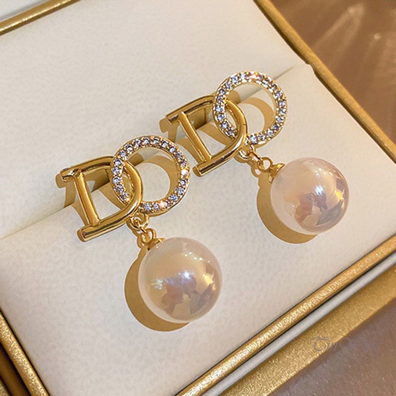 GETNOIVAS Khuyên Tai Kim Loại Đơn Giản Dễ Thương Thời Trang Cho Nữ