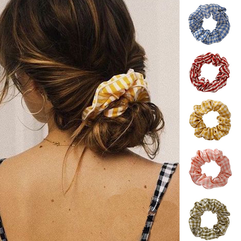 Dây Buộc Tóc Co Giãn Nhiều Màu Thời Trang Cho Nữ