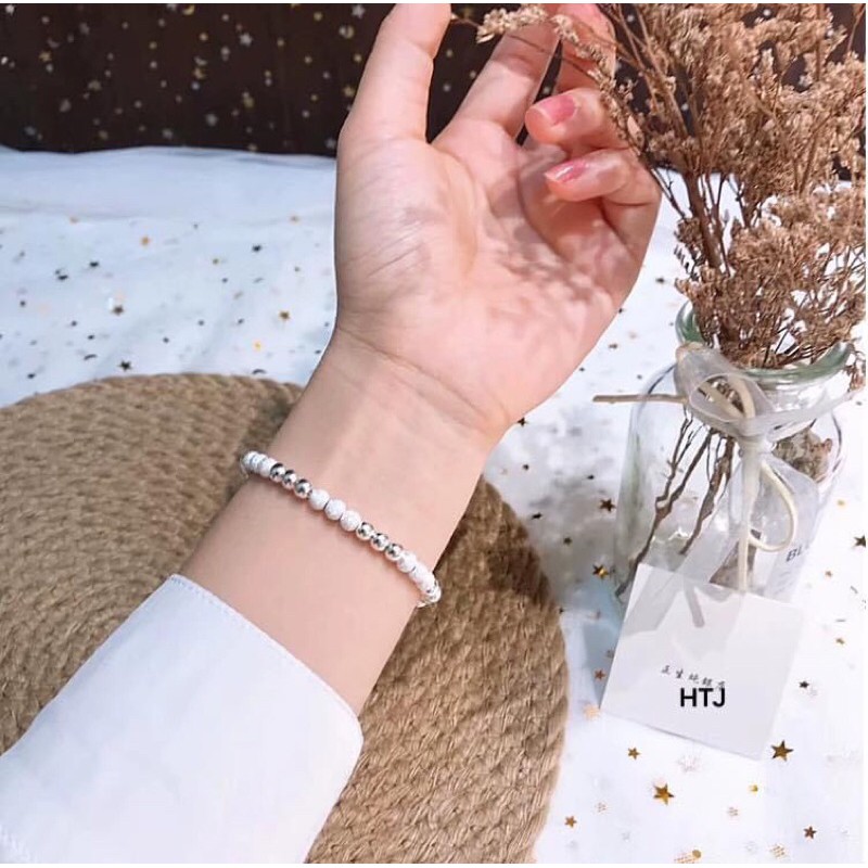LẮC TAY BI 6LI BẠC DÁNG MỀM CHO NỮ