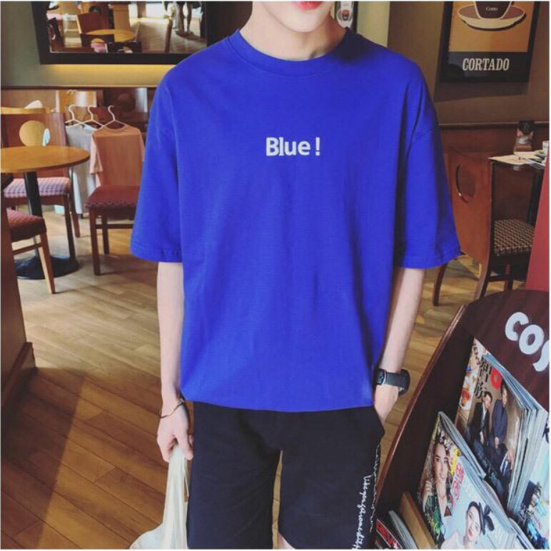 Áo thun tay lỡ Gấu 194 Unisex from rộng phong cách Ulzzang vải coton cao cấp dày dặn, co dãn Black - Blue - Red - White | BigBuy360 - bigbuy360.vn