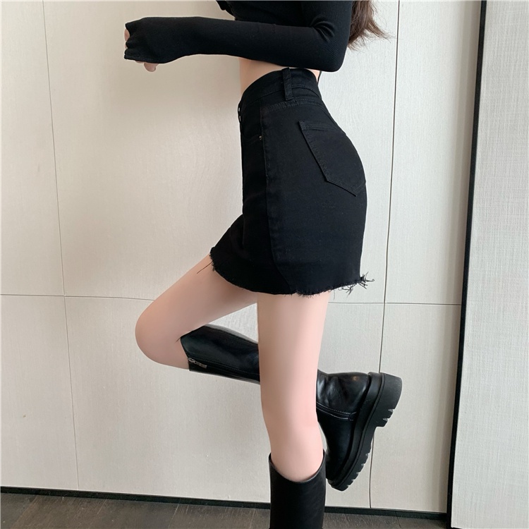 Chân váy nữ, chân váy kaki jeans màu trắng đen size S M L SKUCV-10B  miss.diamond