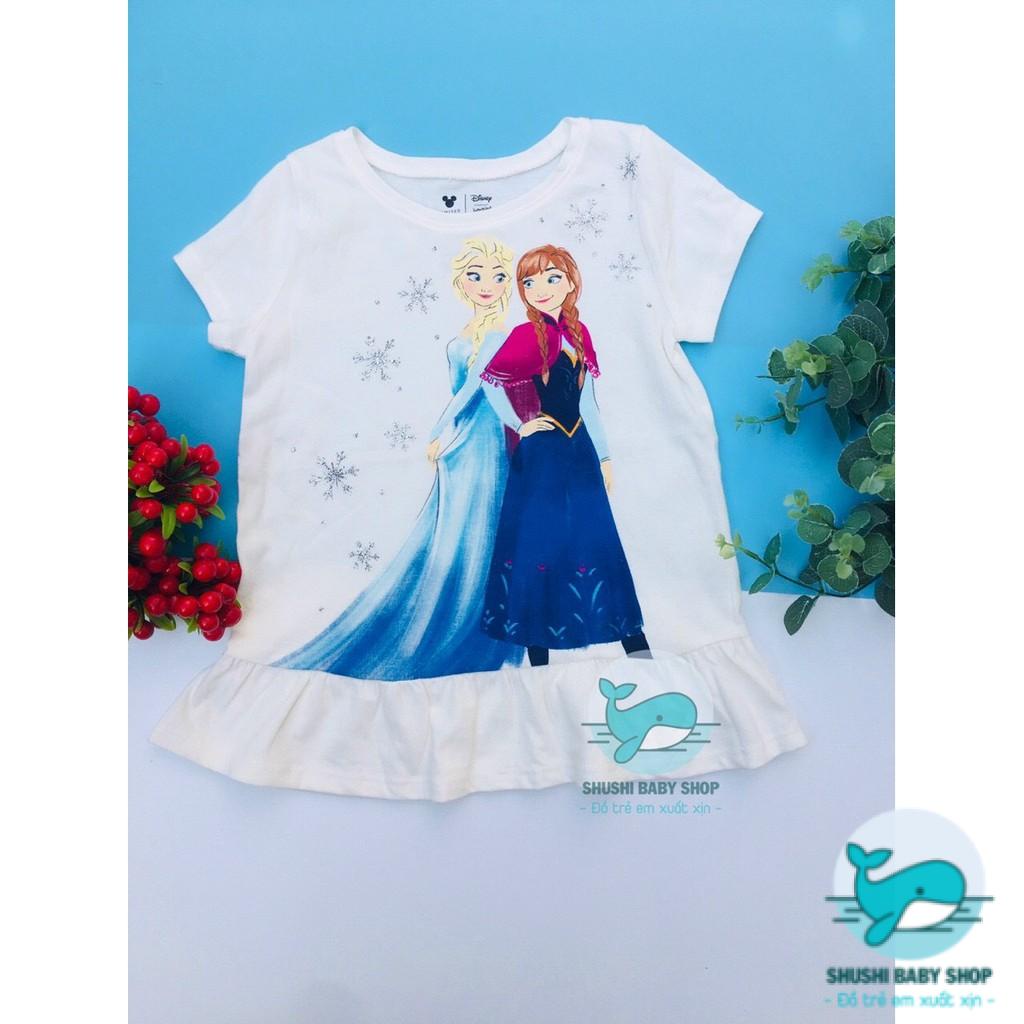 [Có sẵn] [FreeShip] [Ảnh thật] Áo Thun Disney Bé Gái Xuất Xịn Chất Đanh Mịn Xịn Cực