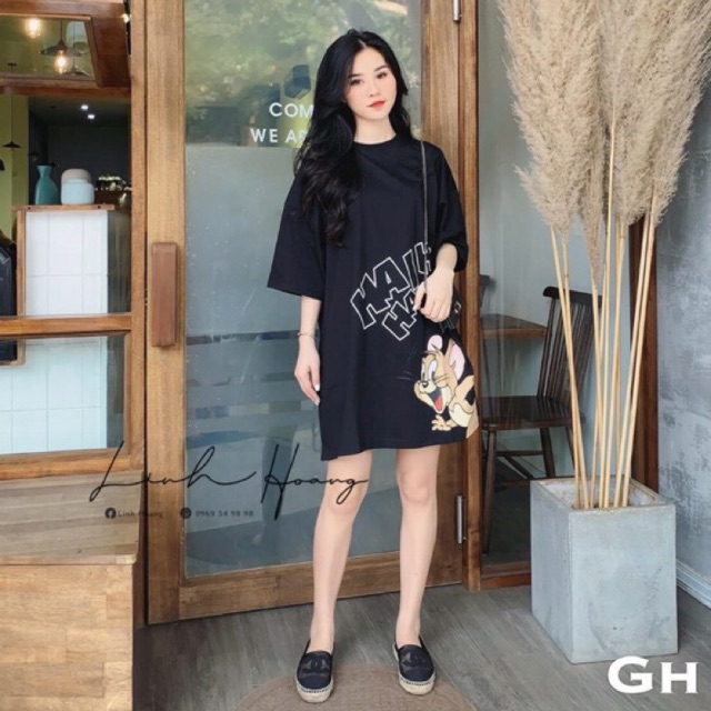 váy suông nữ cá tính in hình jenny haha | BigBuy360 - bigbuy360.vn