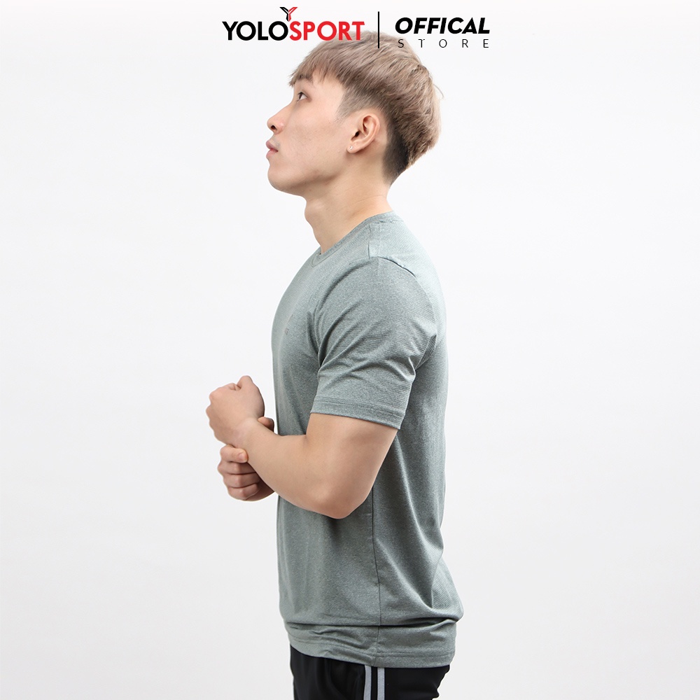 Áo Thun Thể Thao Nam Poly Caro In Eagle Pro Tập Gym Cổ Tròn Ngắn Tay Vải Thoáng Mát Co Giãn Nhiều Màu