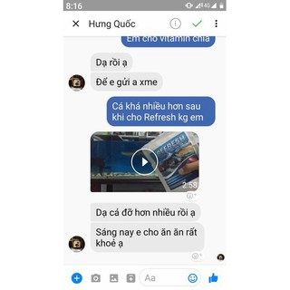 Vitamin REFRESH Dưỡng Cá dành cho mọi loại cá cảnh