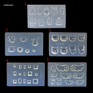 [Hàng mới về] Khuôn silicon tạo hình làm móng tay nhiều kiểu dáng 3d DIY