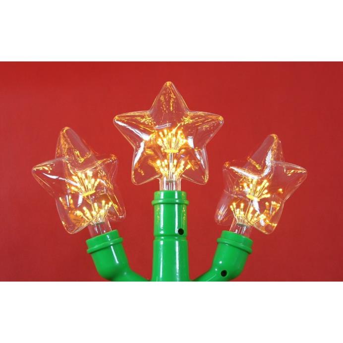 Bộ 5 bóng đèn led trang trí pháo hoa hình ngôi sao, đèn trang trí độc đáo