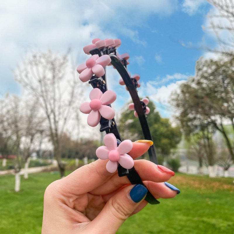 Băng Đô Đội Đầu Họa Tiết Hoa Thời Trang Sành Điệu Cho Nữ