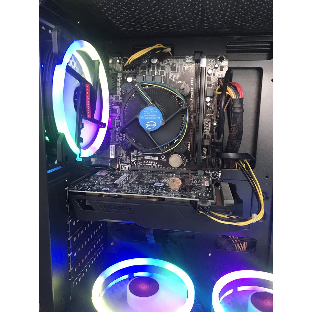 BỘ MÁY CHIẾN GAME NHƯ MỚI H110/G4560/RAM 8G/SSD 120G/CASE INFINITY GEMS RGB/NGUỒN 300W