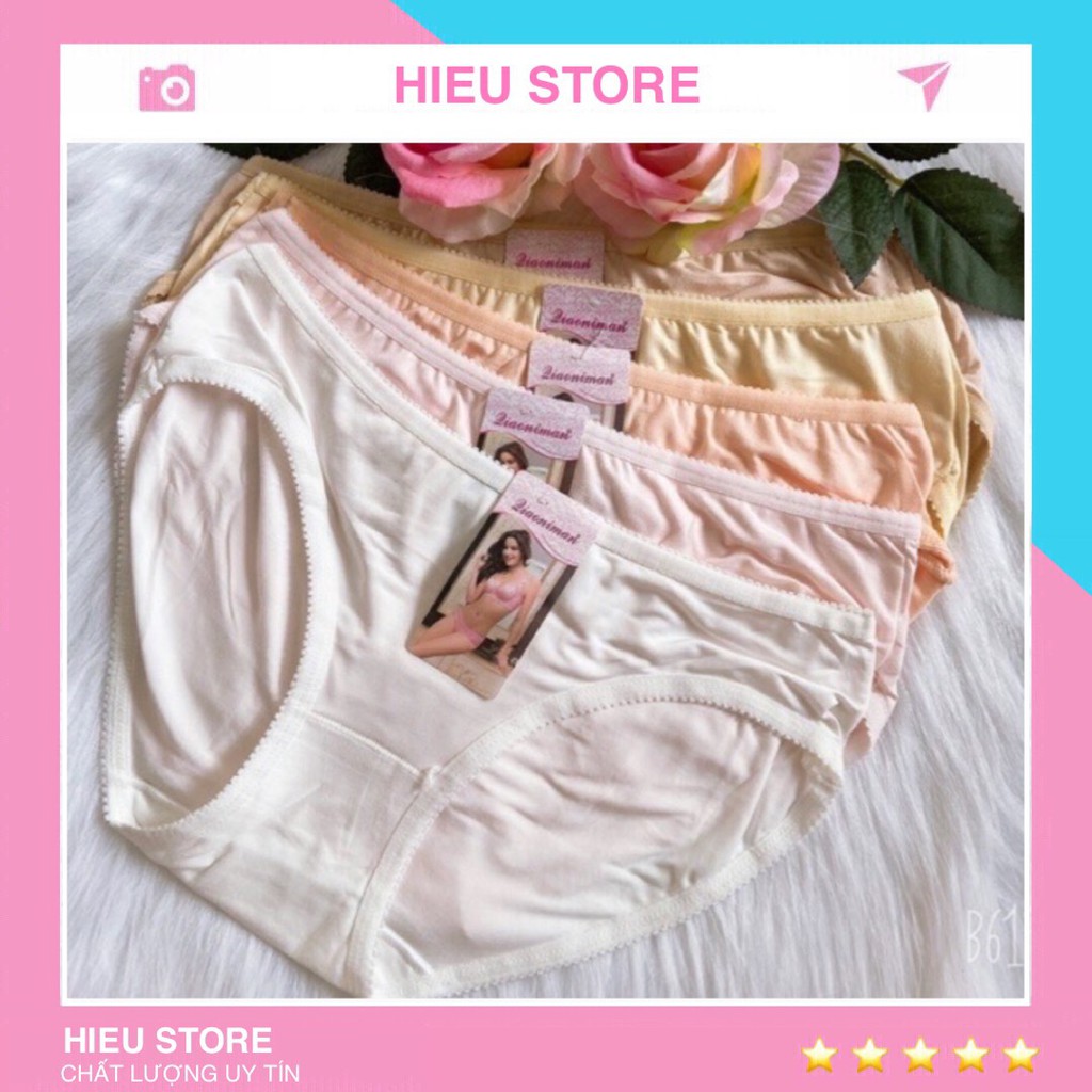 Quần Lót Nữ Cotton Thái Thấm Hút Tốt, Co Giãn 4 Chiều Thoải Mái Hieu Store24h - 88651