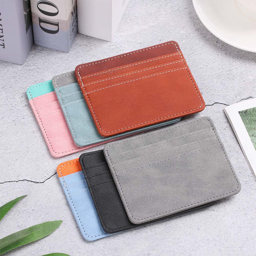 Ví đựng thẻ bằng da PU thiết kế nhỏ gọn sang trọng