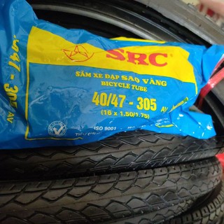Săm ( ruột , vỏ ) lốp  xe đạp 16 x 1.50/ 1.75 ( 40/47-305)