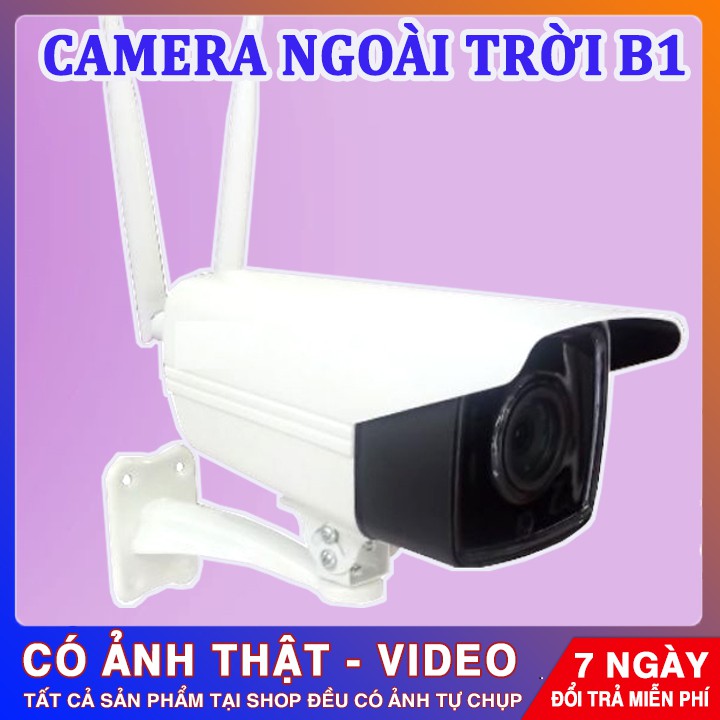 CAMERA YOOSEE NGOÀI TRỜI 2 RÂU B1 | Yoosee 2 Râu Full Hd 1080P | Cam Kết Lỗi 1 Đổi 1 - 30004