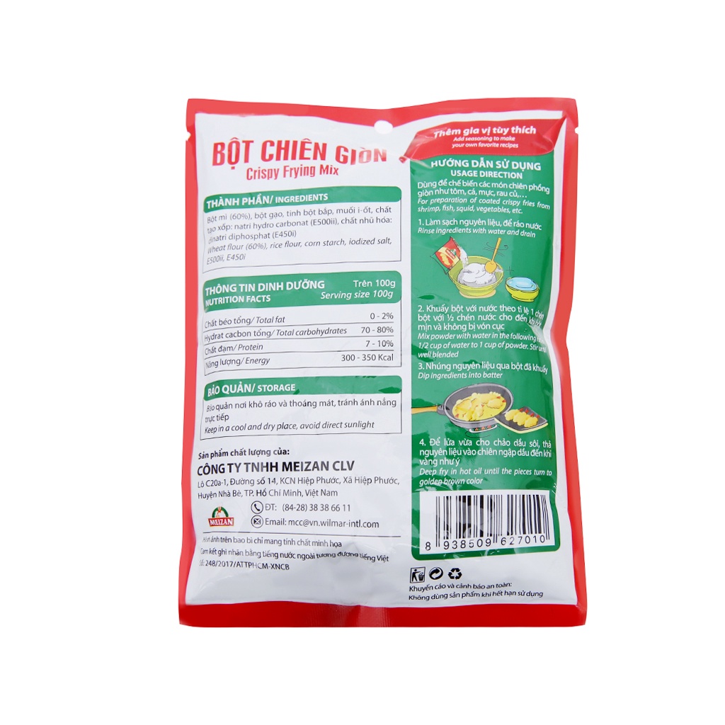 Bột chiên giòn Meizan 1kg