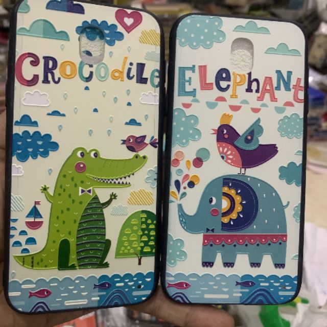 Ốp lưng samsung J5 pro, J530 dẻo in hình voi, cá sấu dễ thương.