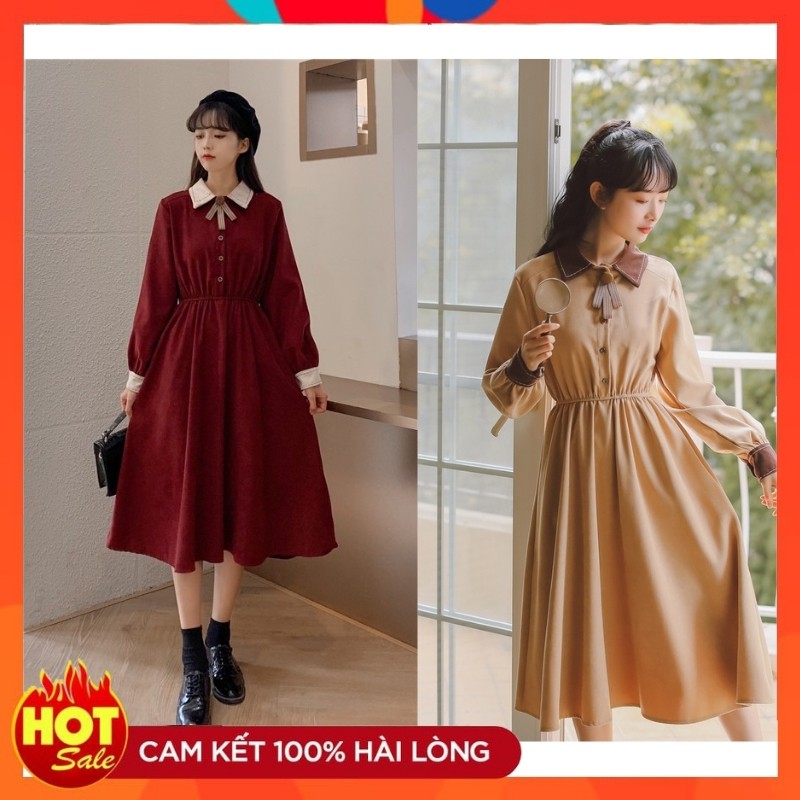 Váy Dài Vintage 💥FREESHIP💥 Đầm Vintage cực xinh - HÀNG THIẾT KẾ HÀN | BigBuy360 - bigbuy360.vn