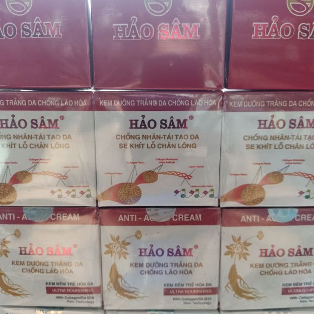 Kem Hảo sâm dưỡng trắng da chống lão hoá 12g