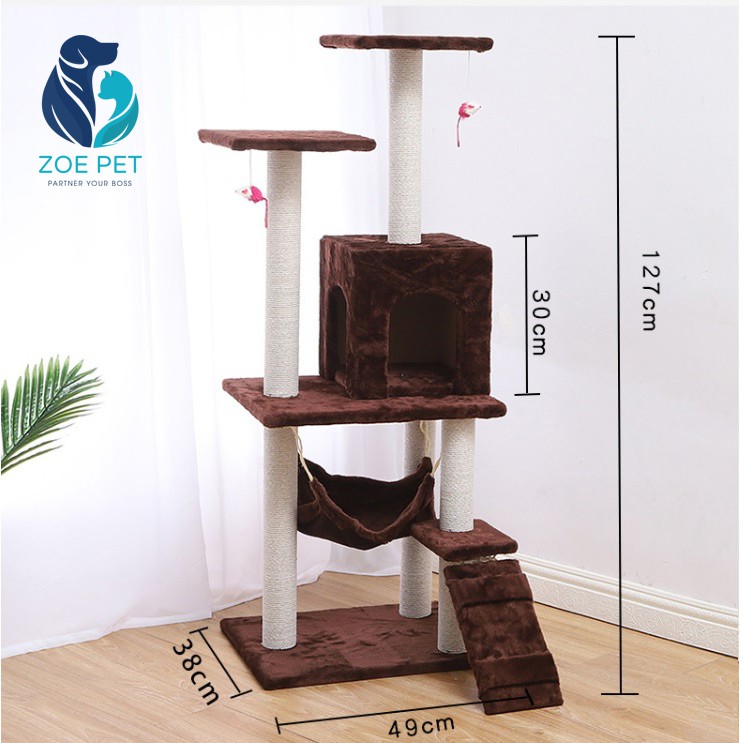 Nhà cây cho mèo Cat Tree - Cao 1m30