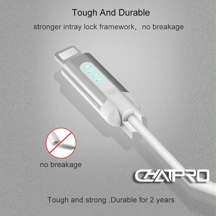 Dây sạc nhanh 2.1A dài 1.2 mét Foneng X10 cao cấp chính hãng – Có đèn báo sạc, hộp thiết