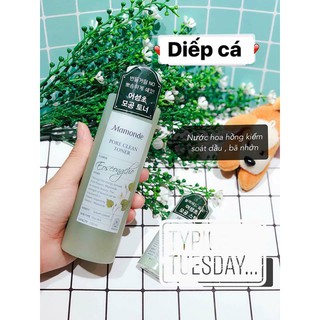 🌿🌿Nước hoa hồng Mamonde Pore Clean Tone