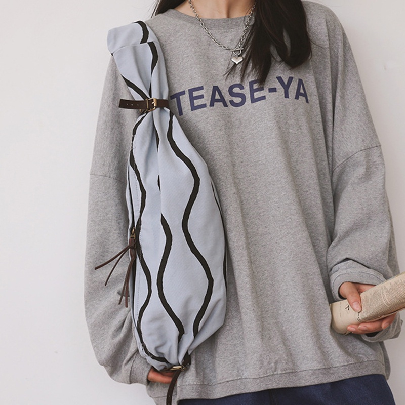 Túi Đeo Vai Vải canvas Dung Tích Lớn Phong Cách Nhật Bản Thời Trang Cho Nữ