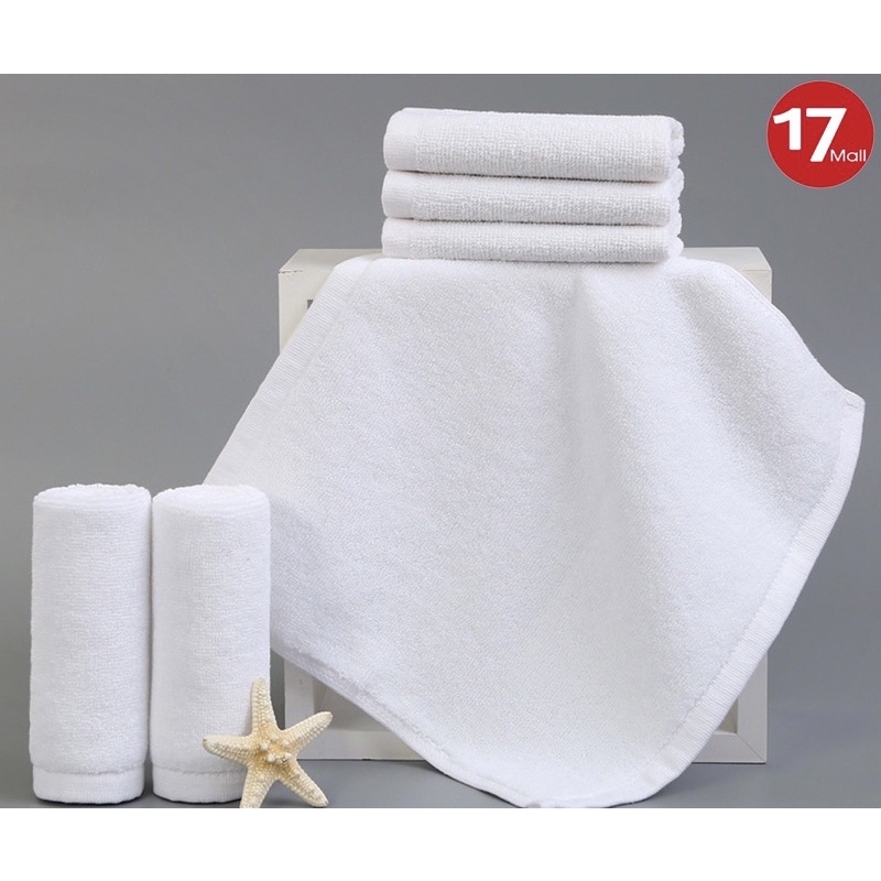 Khăn Vuông Đa Năng Trắng 30x30 cm Khăn Tay Khăn Trẻ Em