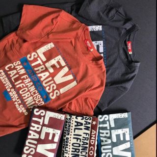 Áo cổ tròn in Levis