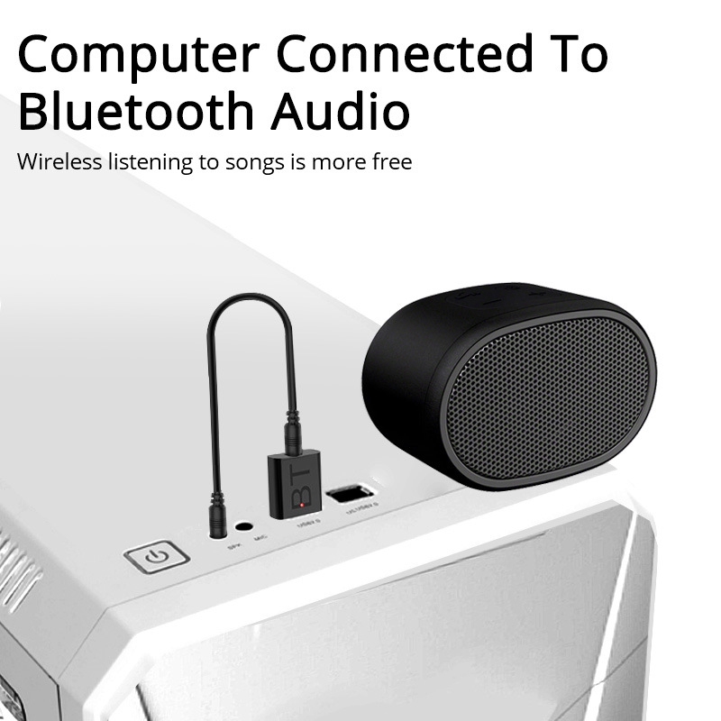 Bộ Thu Phát Âm Thanh Bluetooth 5.0 Cho Tv Pc