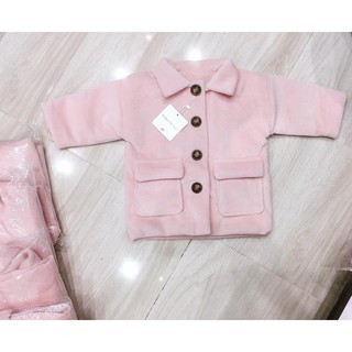 Áo dạ hồng baby