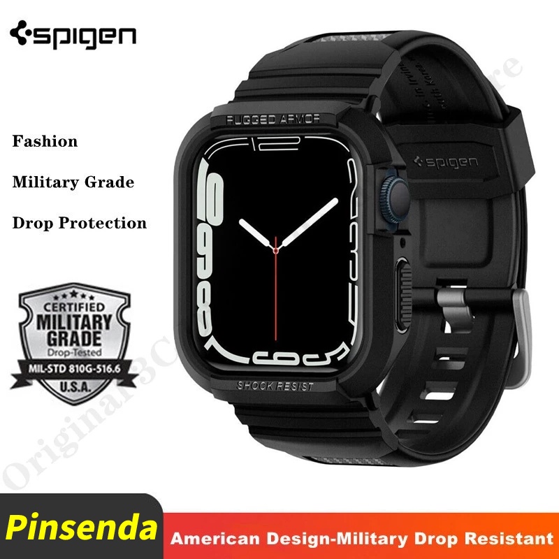 SPIGEN Dây Đeo Thay Thế Cho Đồng Hồ Thông Minh Apple watch Series 7 6 5 4 SE 45mm 41mm 44mm 40mm Ser