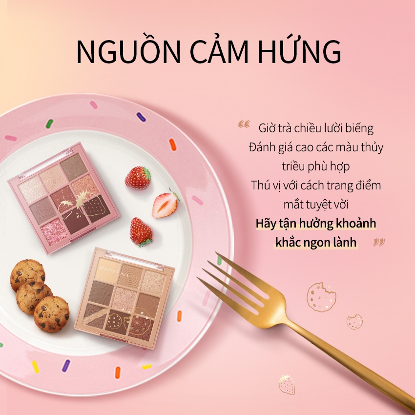 Bảng phấn mắt Carslan 9 màu sắc tươi tắn thời trang 10g | BigBuy360 - bigbuy360.vn