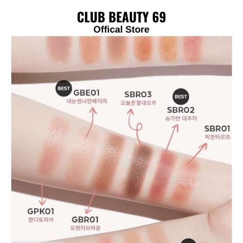 Phấn mắt A'pieu, phấn trang điểm mắt A'pieu Full Shot Mono Shadow 2g siêu xinh, nhiều màu