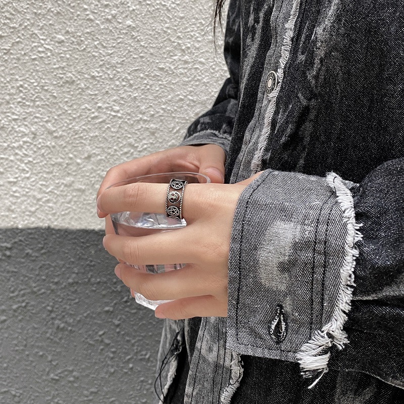 Nhẫn Thời Trang Hình Ngôi Sao / Mặt Cười Cá Tính