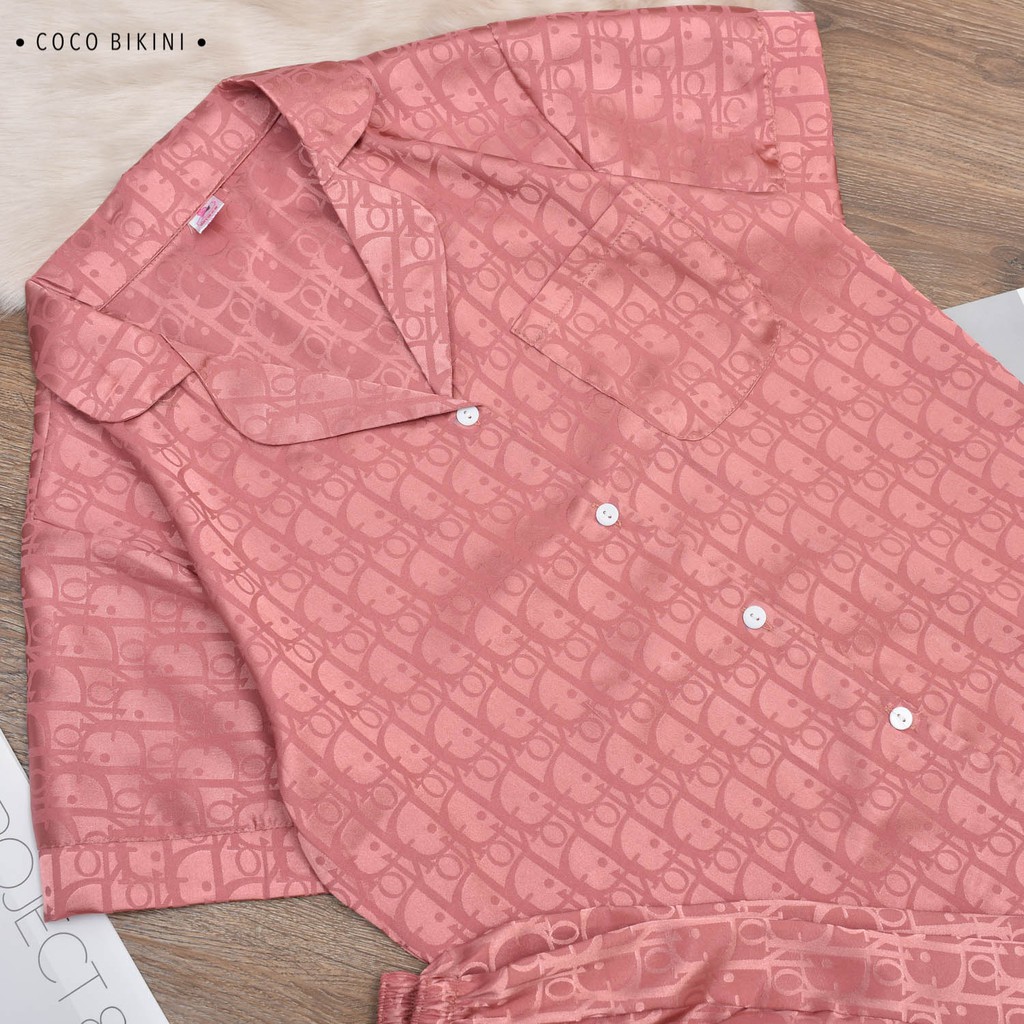 𝑪𝑶𝑪𝑶 𝑩𝑰𝑲𝑰𝑵𝑰 Bộ Đồ Ngủ - Đồ Mặc Nhà Lụa Gấm ( HCC800 ) | BigBuy360 - bigbuy360.vn