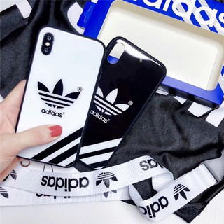 [ IPHONE ] Ốp Lưng Kính Cường Lực Adid - k200